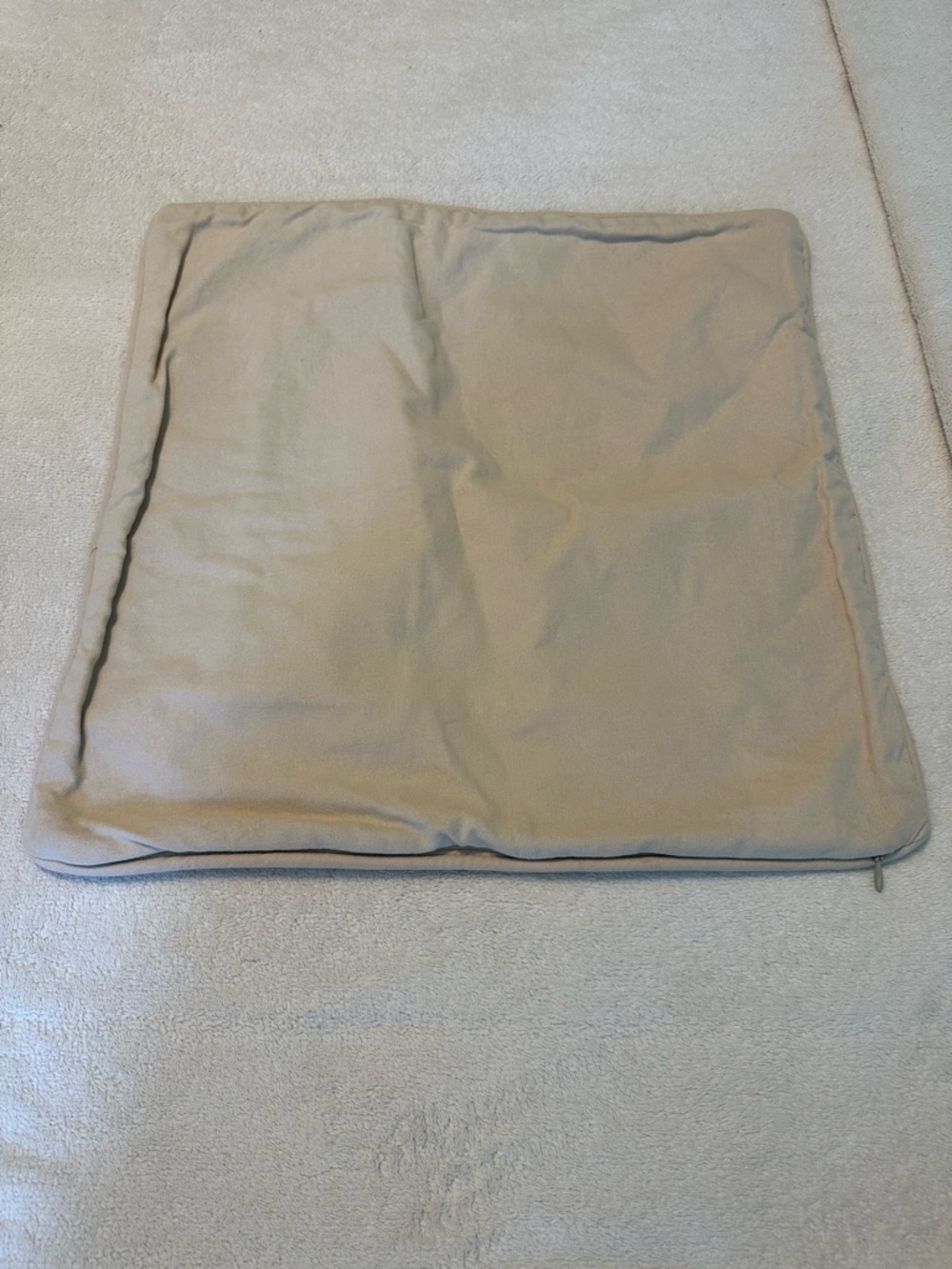 Vintage Pottery Barn Woven Gold Green Paisley Square Pillow Cover 18x18 Zipper - Picture 2 of 4